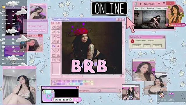 vanesa moon   online show from October 8, 3:04 am