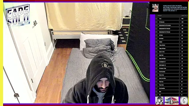 Snapshot of Faded-Solo chatting on March 8, 9:29 pm Faded-Solo online show from March 8, 9:29 pm