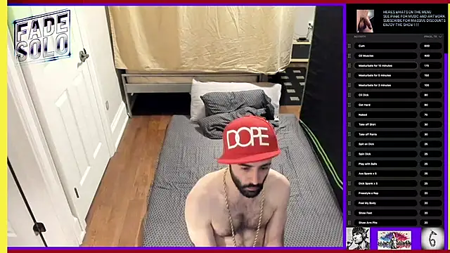 Snapshot of Faded-Solo chatting on March 9, 1:46 am Faded-Solo online show from March 9, 1:46 am