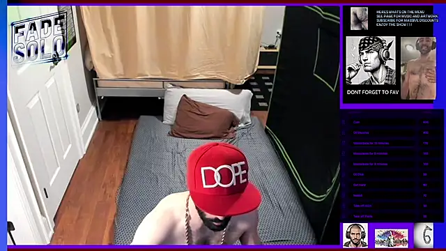 Snapshot of Faded-Solo chatting on March 22, 4:03 am Faded-Solo online show from March 22, 4:03 am