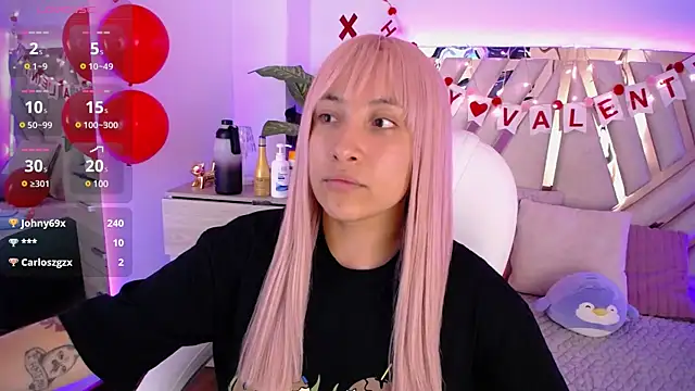 Snapshot of NyxAndria_1 chatting on February 8, 9:04 pm NyxAndria 1 online show from February 8, 9:04 pm