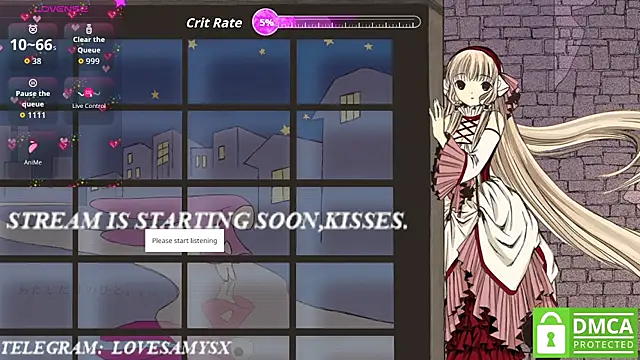 Lovelyamyy online show from April 13, 8:58 pm