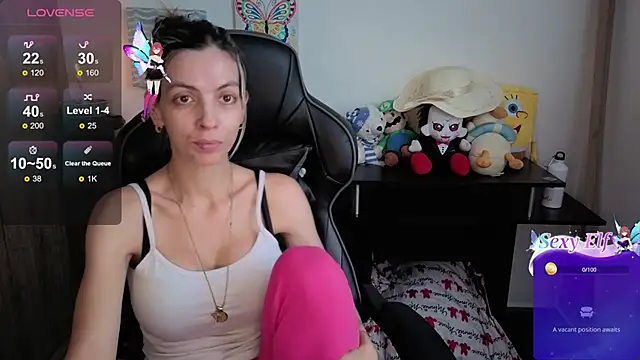 Princezzlove3 online show from April 7, 7:25 pm