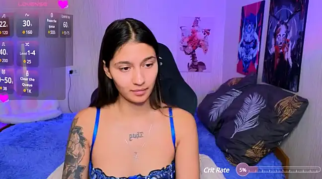 Snapshot of AokiiiKan chatting on February 10, 5:47 am AokiiiKan online show from February 10, 5:47 am