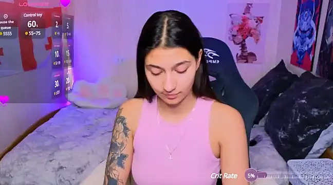 Snapshot of AokiiiKan chatting on March 21, 5:43 am AokiiiKan online show from March 21, 5:43 am