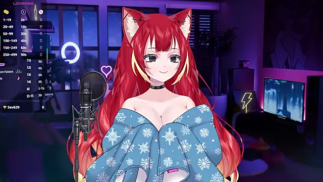 Snapshot of LewdKira_VT chatting on February 6, 6:29 am LewdKira VT online show from February 6, 6:29 am
