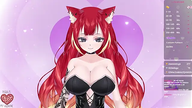 Snapshot of LewdKira_VT chatting on February 10, 1:33 pm LewdKira VT online show from February 10, 1:33 pm