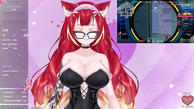 Snapshot of LewdKira_VT chatting on February 13, 10:23 am LewdKira VT online show from February 13, 10:23 am