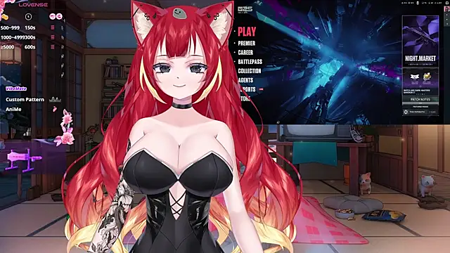 Snapshot of LewdKira_VT chatting on February 22, 10:07 am LewdKira VT online show from February 22, 10:07 am