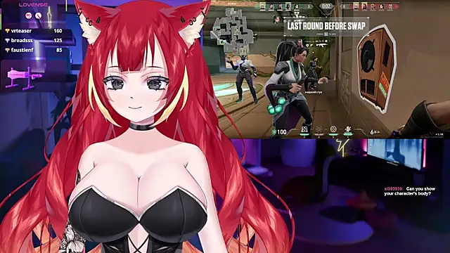 Snapshot of LewdKira_VT chatting on March 5, 11:06 am LewdKira VT online show from March 5, 11:06 am
