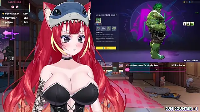 Snapshot of LewdKira_VT chatting on March 9, 12:20 pm LewdKira VT online show from March 9, 12:20 pm