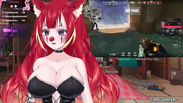 Snapshot of LewdKira_VT chatting on March 14, 10:18 am LewdKira VT online show from March 14, 10:18 am