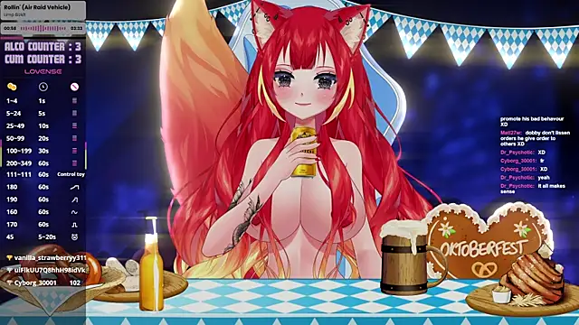 Snapshot of LewdKira_VT chatting on October 3, 2:14 pm LewdKira VT online show from October 3, 2:14 pm
