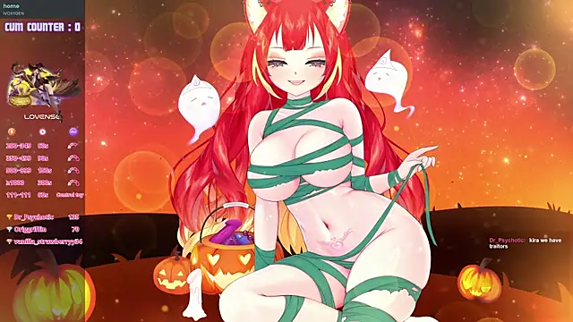 Snapshot of LewdKira_VT chatting on October 17, 4:09 pm LewdKira VT online show from October 17, 4:09 pm