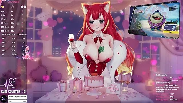 LewdKira VT online show from February 15, 6:59 pm