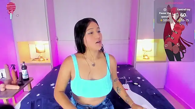 Snapshot of CandyyMaria chatting on February 2, 7:45 pm CandyyMaria online show from February 2, 7:45 pm