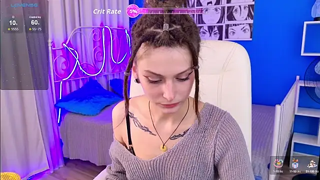 Snapshot of AnTikaMy chatting on October 3, 6:05 pm AnTikaMy online show from October 3, 6:05 pm