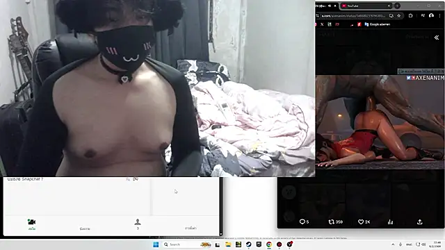 Snapshot of BodinThailand chatting on February 9, 3:49 pm BodinThailand online show from February 9, 3:49 pm