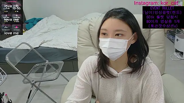 Snapshot of Kor_Cat chatting on September 22, 4:20 pm Kor Cat online show from September 22, 4:20 pm