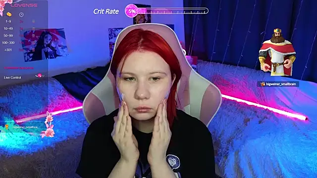 Snapshot of Little_kitsune1707 chatting on February 25, 3:49 pm Little kitsune1707 online show from February 25, 3:49 pm