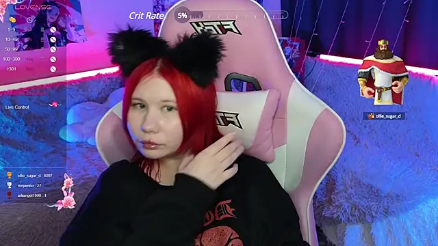 Snapshot of Little_kitsune1707 chatting on March 5, 12:05 am Little kitsune1707 online show from March 5, 12:05 am