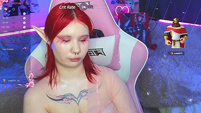 Snapshot of Little_kitsune1707 chatting on March 6, 2:19 am Little kitsune1707 online show from March 6, 2:19 am