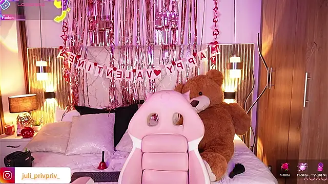 Julieta priv online show from February 16, 2:35 pm