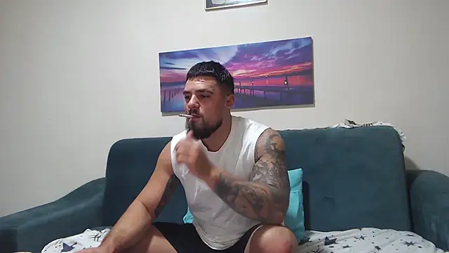 Tiberius hunk online show from October 18, 3:09 am