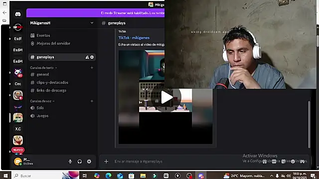 mikigamesH2 online show from October 5, 4:33 am