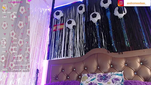 Snapshot of ANDROMEEDA chatting on June 23, 8:12 am ANDROMEEDA online show from June 23, 8:12 am