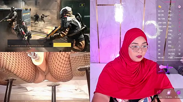 Snapshot of BBWHijab chatting on November 6, 6:03 am BBWHijab online show from November 6, 6:03 am