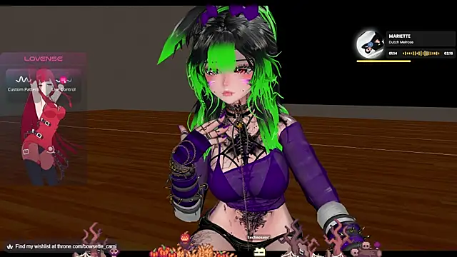 Snapshot of Bowsette_Cami chatting on October 23, 3:22 pm Bowsette Cami online show from October 23, 3:22 pm