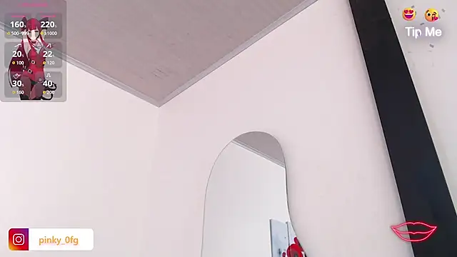 Snapshot of pinky_f00x chatting on November 5, 8:31 pm pinky f00x online show from November 5, 8:31 pm