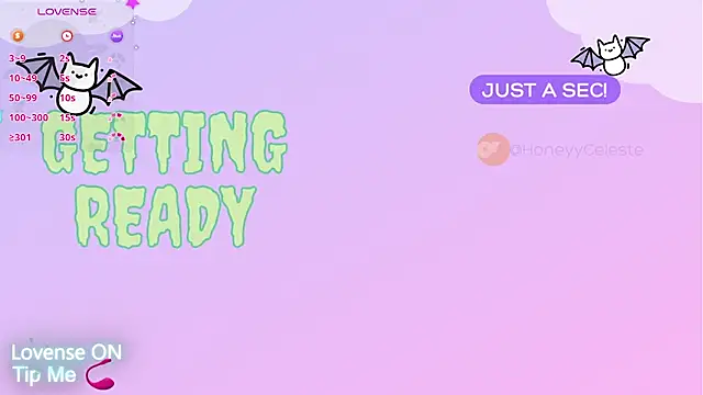 HoneyyCeleste online show from October 15, 7:58 pm