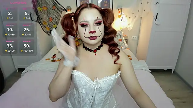 Snapshot of AuroraBell chatting on October 31, 5:25 pm AuroraBell online show from October 31, 5:25 pm