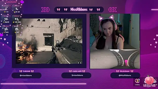 Snapshot of missribbons chatting on September 23, 8:01 pm missribbons online show from September 23, 8:01 pm