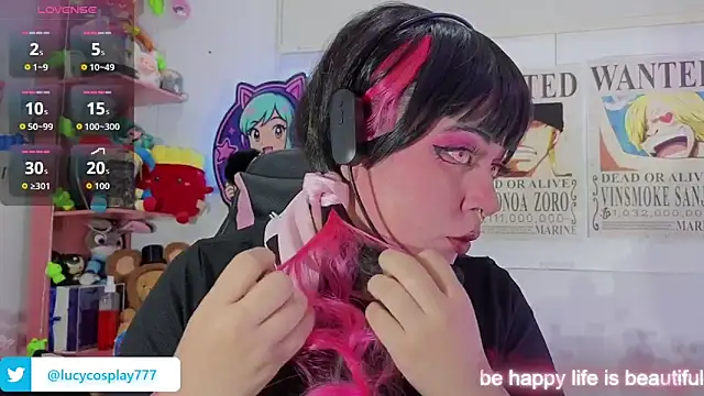 Snapshot of Lucycosplay777 chatting on June 11, 4:21 am Lucycosplay777 online show from June 11, 4:21 am