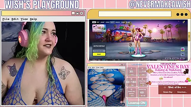 nevermakeawish online show from February 8, 3:59 pm