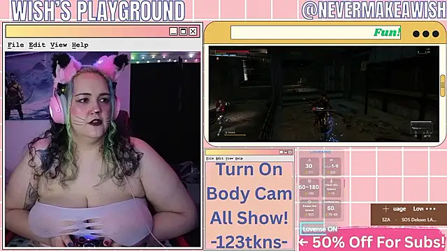 nevermakeawish online show from February 25, 4:33 am