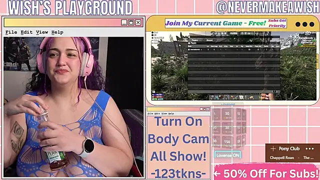 nevermakeawish online show from April 16, 9:43 am