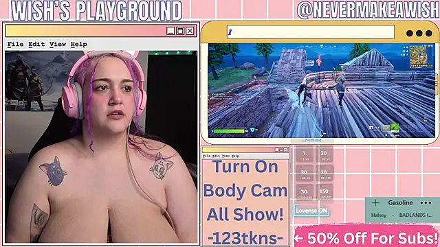 nevermakeawish online show from April 18, 11:25 am