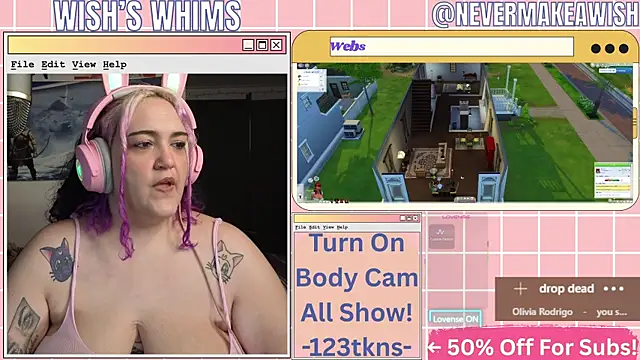 nevermakeawish online show from June 21, 9:23 am