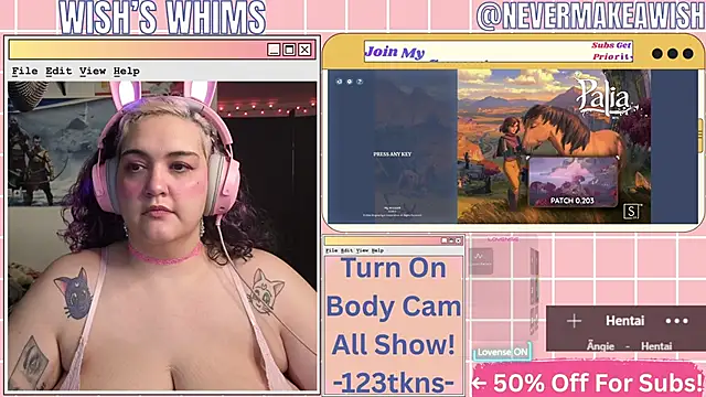 nevermakeawish online show from June 30, 9:43 am