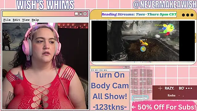 nevermakeawish online show from July 19, 10:19 am