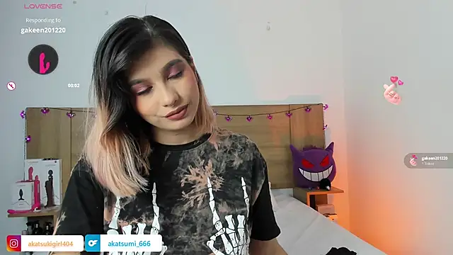 Snapshot of Akatsumi_ chatting on October 18, 10:21 pm Akatsumi online show from October 18, 10:21 pm