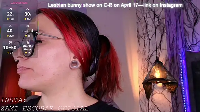 Zami Escobar of online show from April 14, 6:25 pm