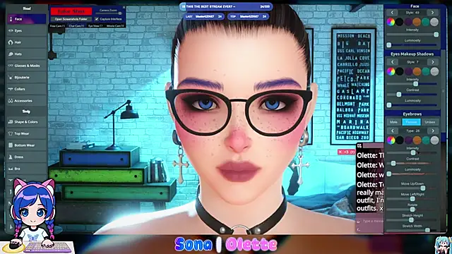 SonaBoobvelle online show from April 8, 5:29 am