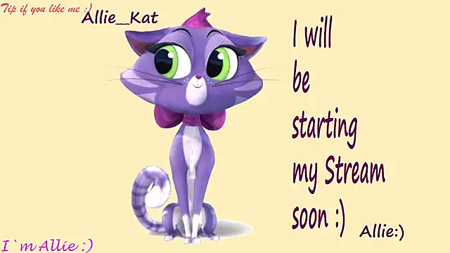 Snapshot of Allie_Kat chatting on June 14, 1:13 pm Allie Kat online show from June 14, 1:13 pm
