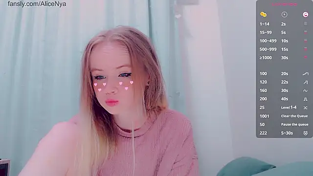 AliceNya cute online show from February 19, 5:25 am