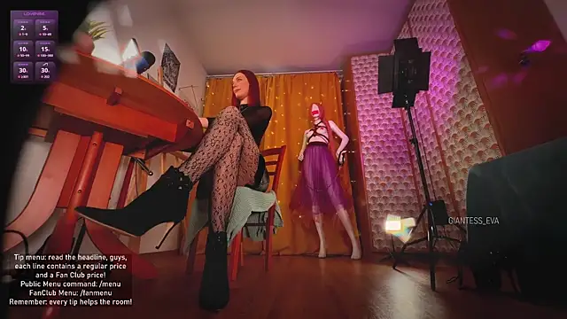 Giantess Eva online show from March 2, 9:32 pm